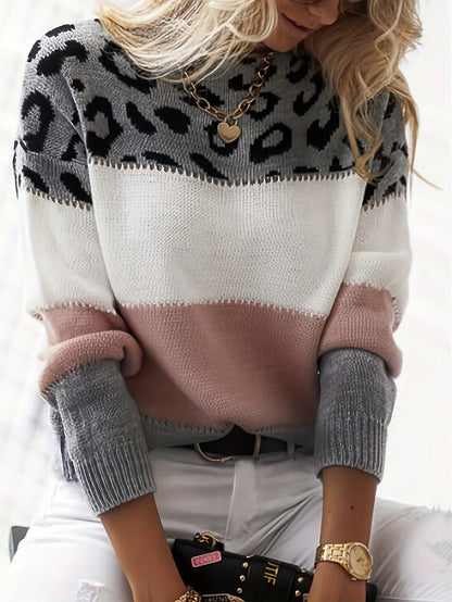 LELA - LEOPARD PRINT SWEATER