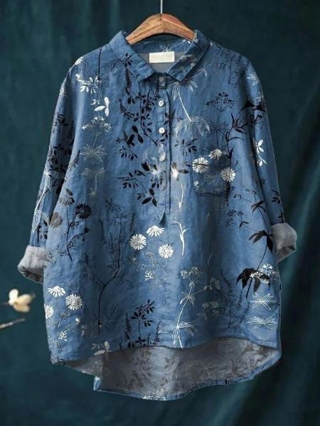 DONNA - BLOUSE WITH FLORAL PRINT