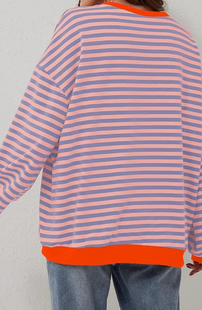 MANA - STRIPED OVERSIZED SWEATER