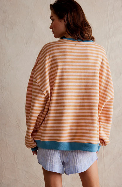 MANA - STRIPED OVERSIZED SWEATER