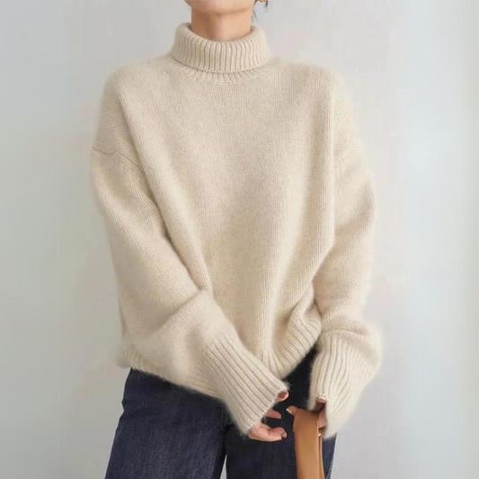 LENA – COMFORTABLE KNITTED TURTLENECK MADE OF SOFT CASHMERE