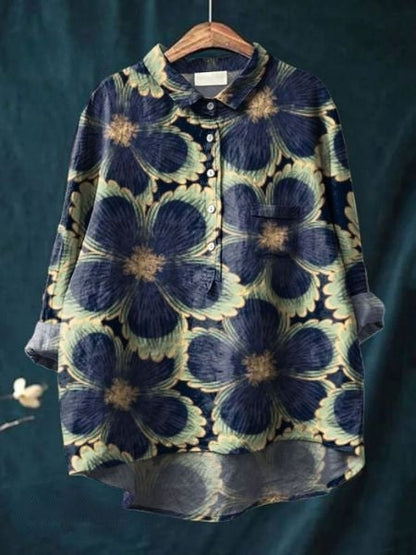 DONNA - BLOUSE WITH FLORAL PRINT