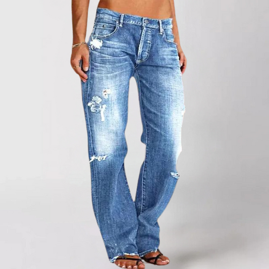 LISA - WIDE LEG DENIM JEANS