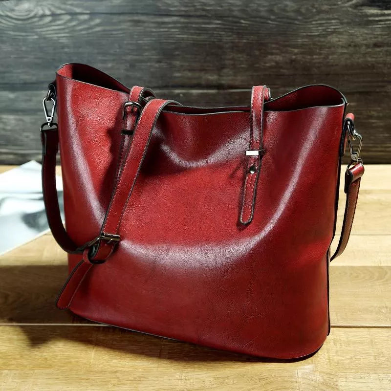 NICOLE – VINTAGE LEATHER SHOULDER BAG