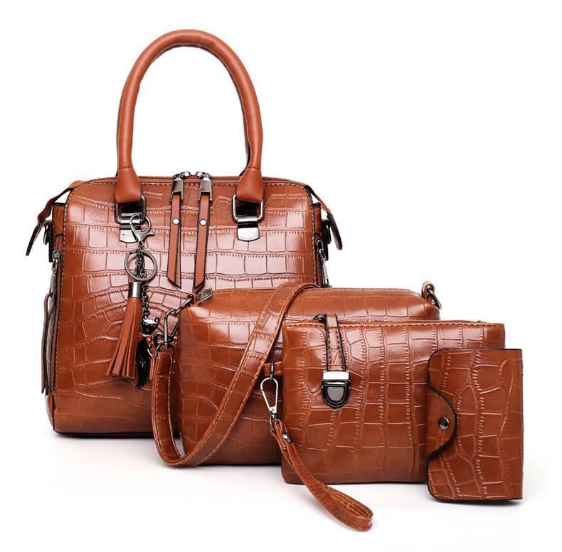 HELGA – SET OF 4 LEATHER BAGS