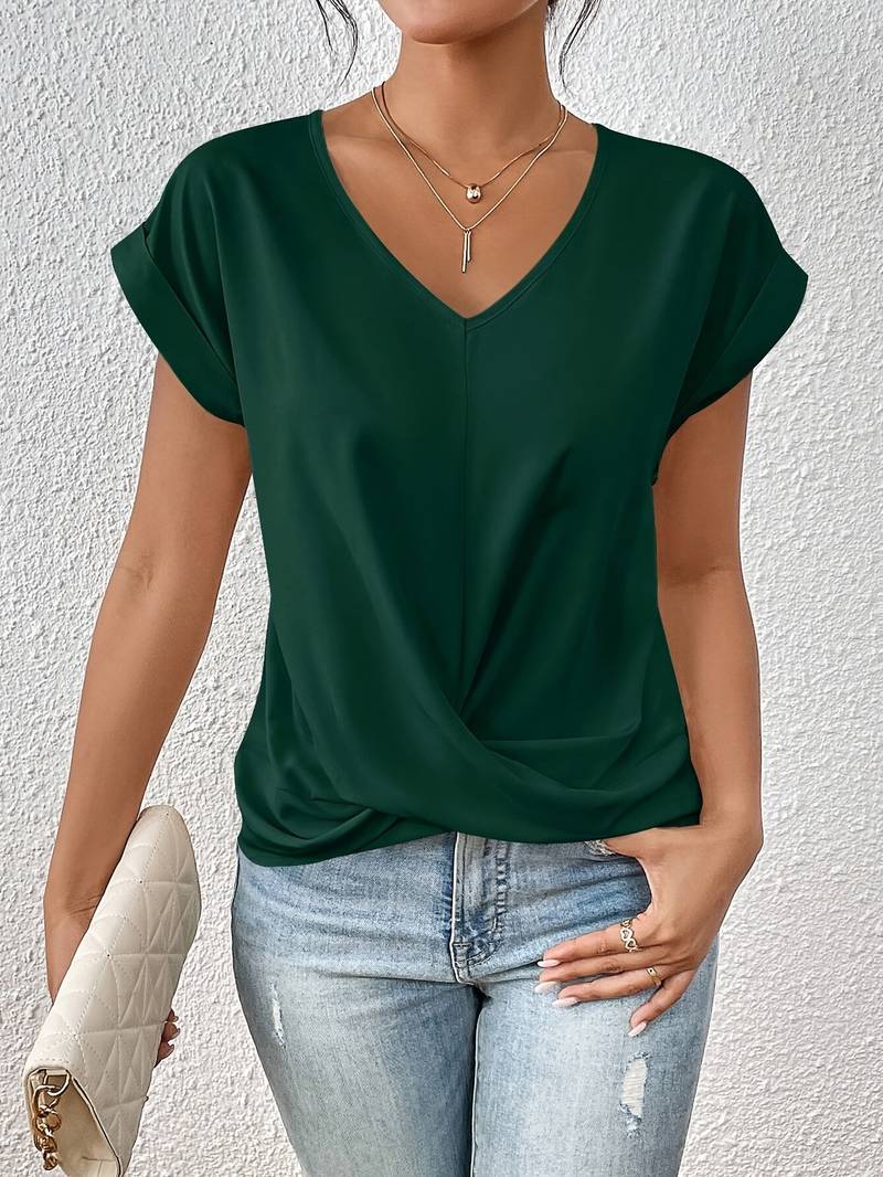 LIANNE – STYLISH V-NECK TOP