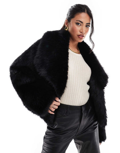 CHIARA - LUXURY FAUX FUR COAT