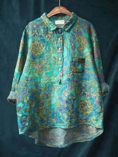 DONNA - BLOUSE WITH FLORAL PRINT