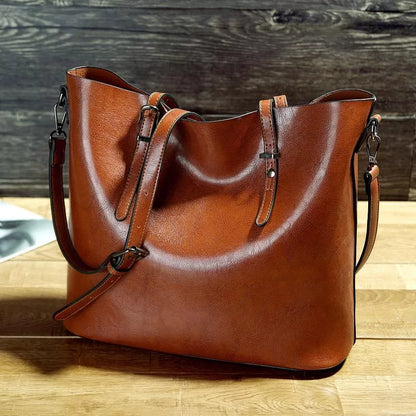 NICOLE – VINTAGE LEATHER SHOULDER BAG