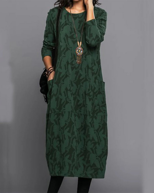 AMALIA | LONG DRESS WITH ELEGANT FIT