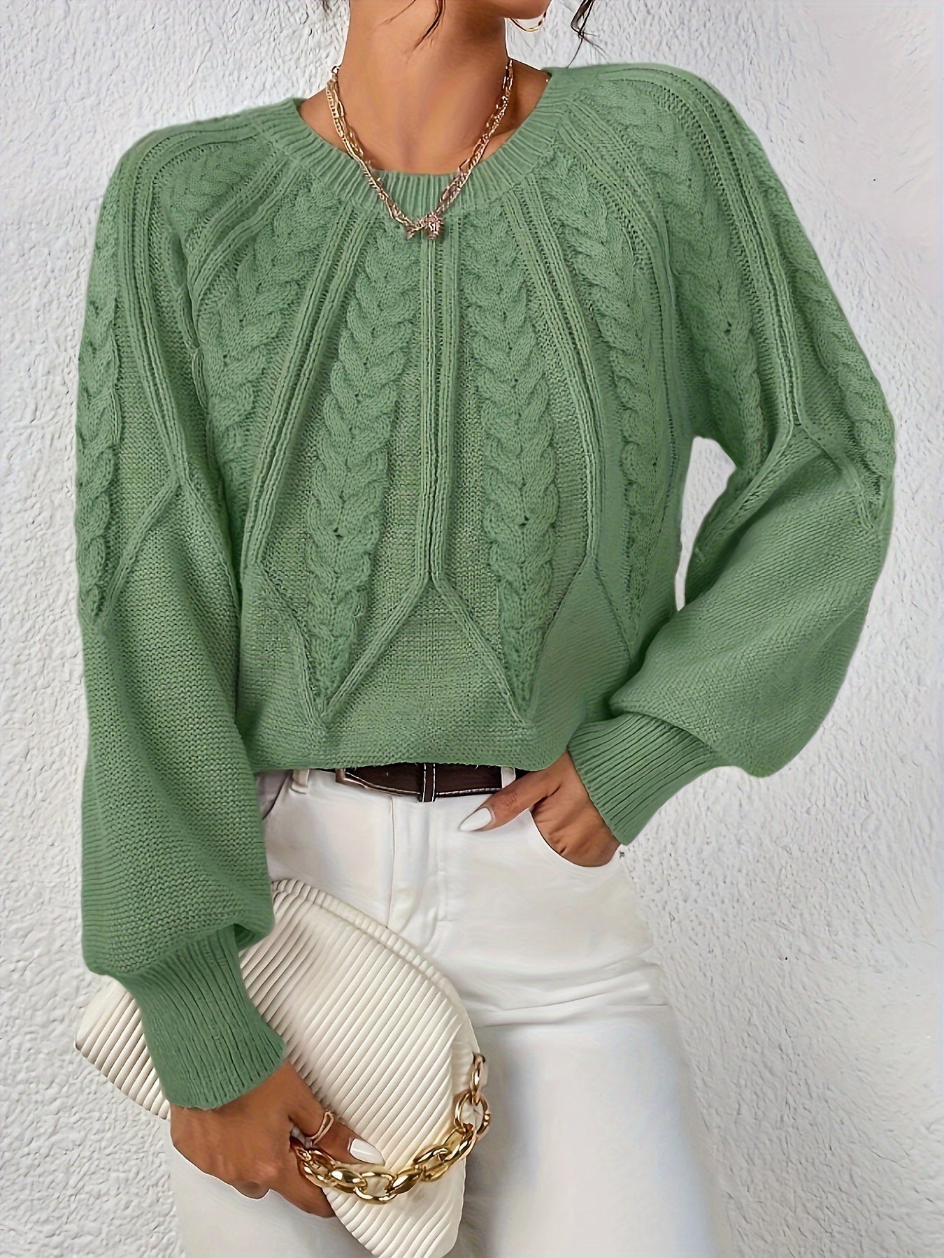 LENIE - CLASSIC CASUAL WOMEN'S SWEATER