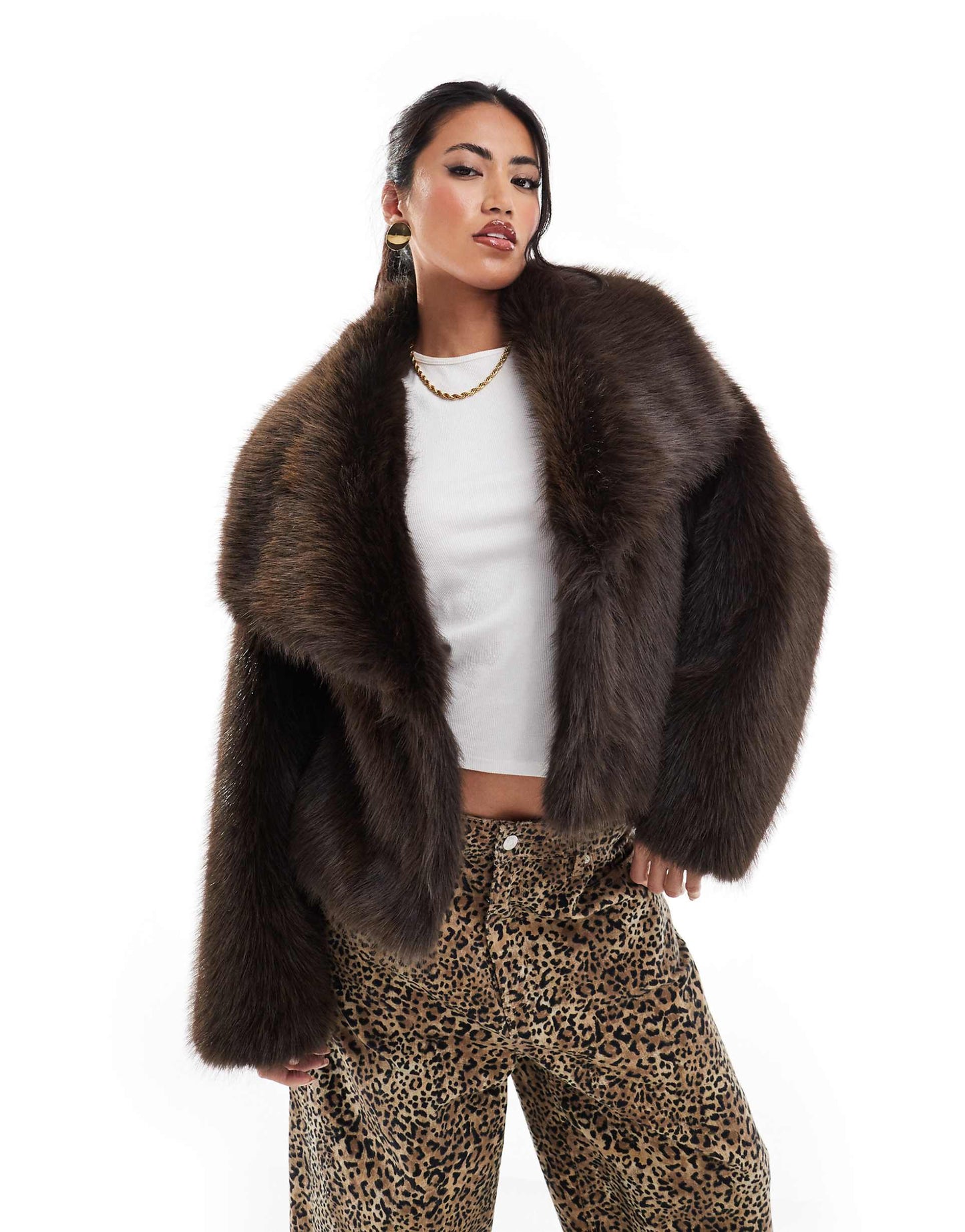 CHIARA - LUXURY FAUX FUR COAT