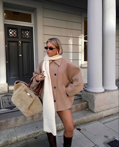 LIZZY - TRENDY OVERSIZED WOOL COAT