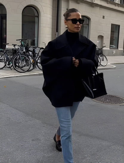 LIZZY - TRENDY OVERSIZED WOOL COAT