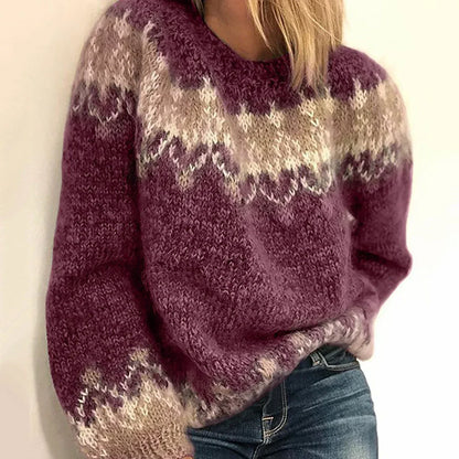 LUCIE - JACQUARD MOHAIR SWEATER FOR SPECIAL OCCASIONS