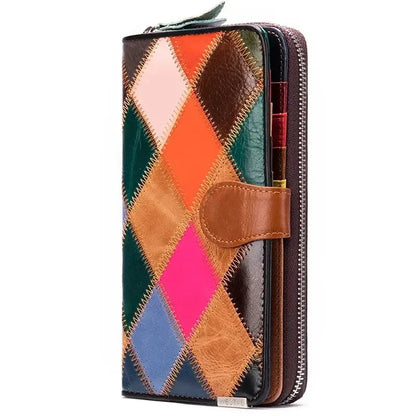 ELISÉE – LONG WOMEN'S WALLET IN VINTAGE STYLE