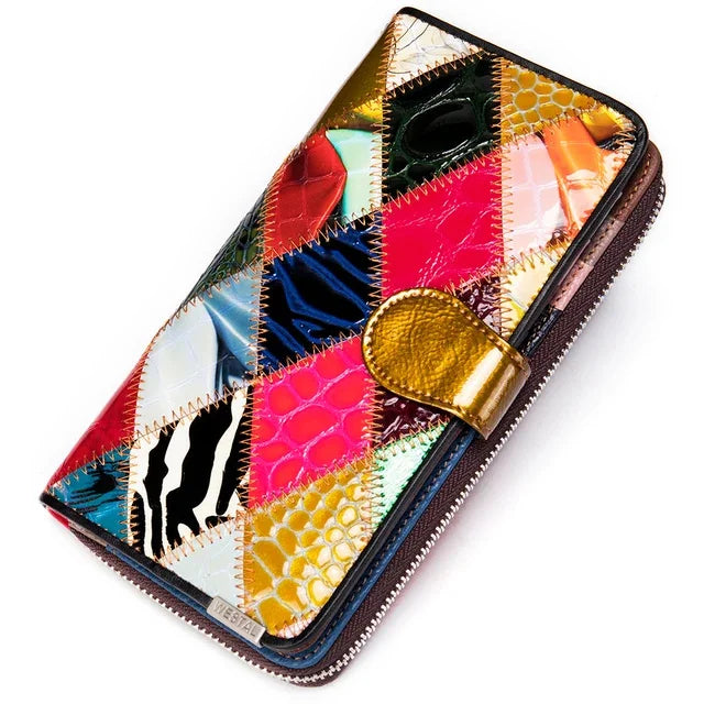 ELISÉE – LONG WOMEN'S WALLET IN VINTAGE STYLE