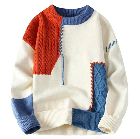 BRUNETTA  – PATCHWORK PULLOVER