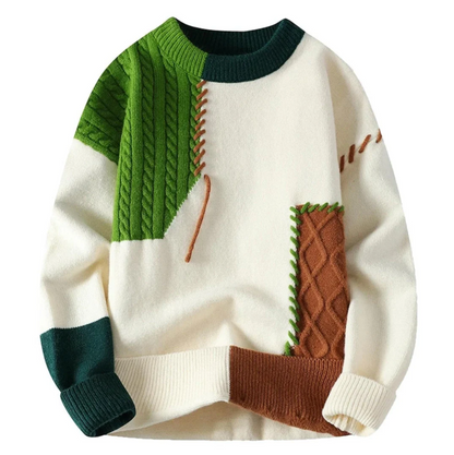 BRUNETTA  – PATCHWORK PULLOVER