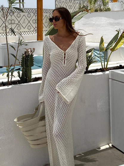 LEXI-STYLISH BACKLESS BEACH DRESS