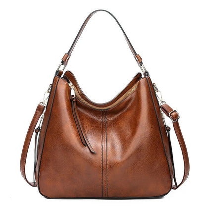 SANNE – DESIGN SHOULDER BAG IN SOFT LEATHER