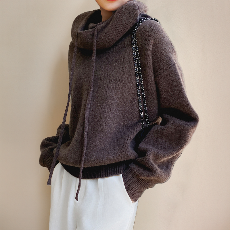 CHARLOTTE - ELEGANT MERINO WOOL TURTLENECK SWEATER