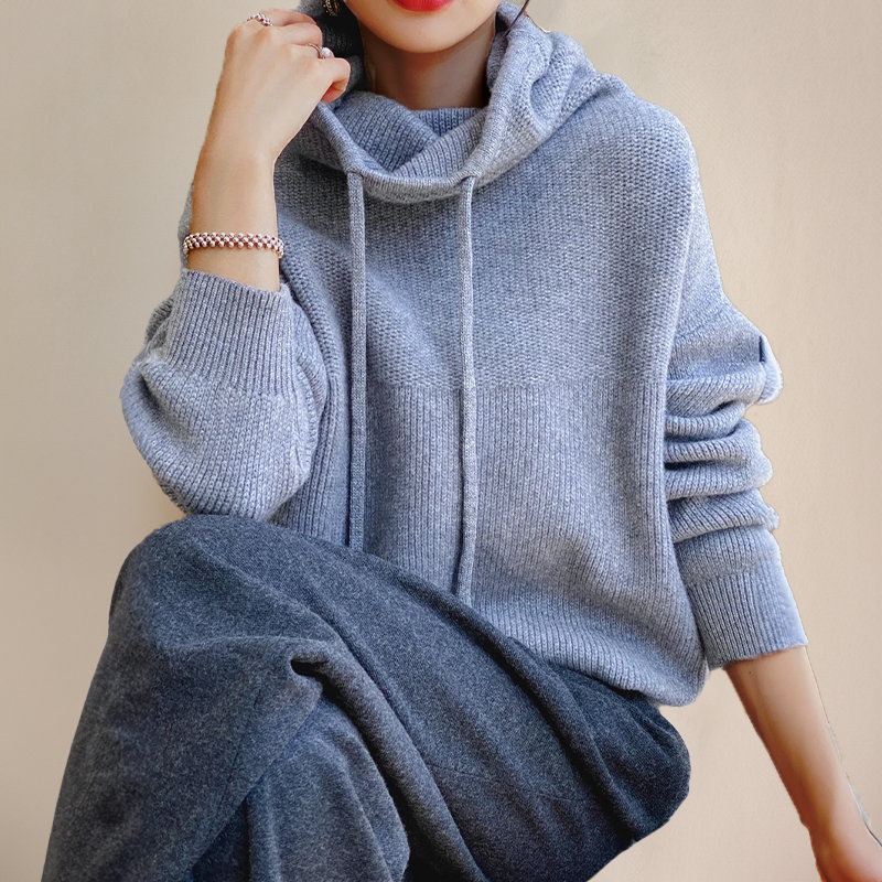 CHARLOTTE - ELEGANT MERINO WOOL TURTLENECK SWEATER