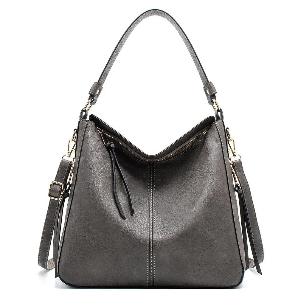 SANNE – DESIGN SHOULDER BAG IN SOFT LEATHER