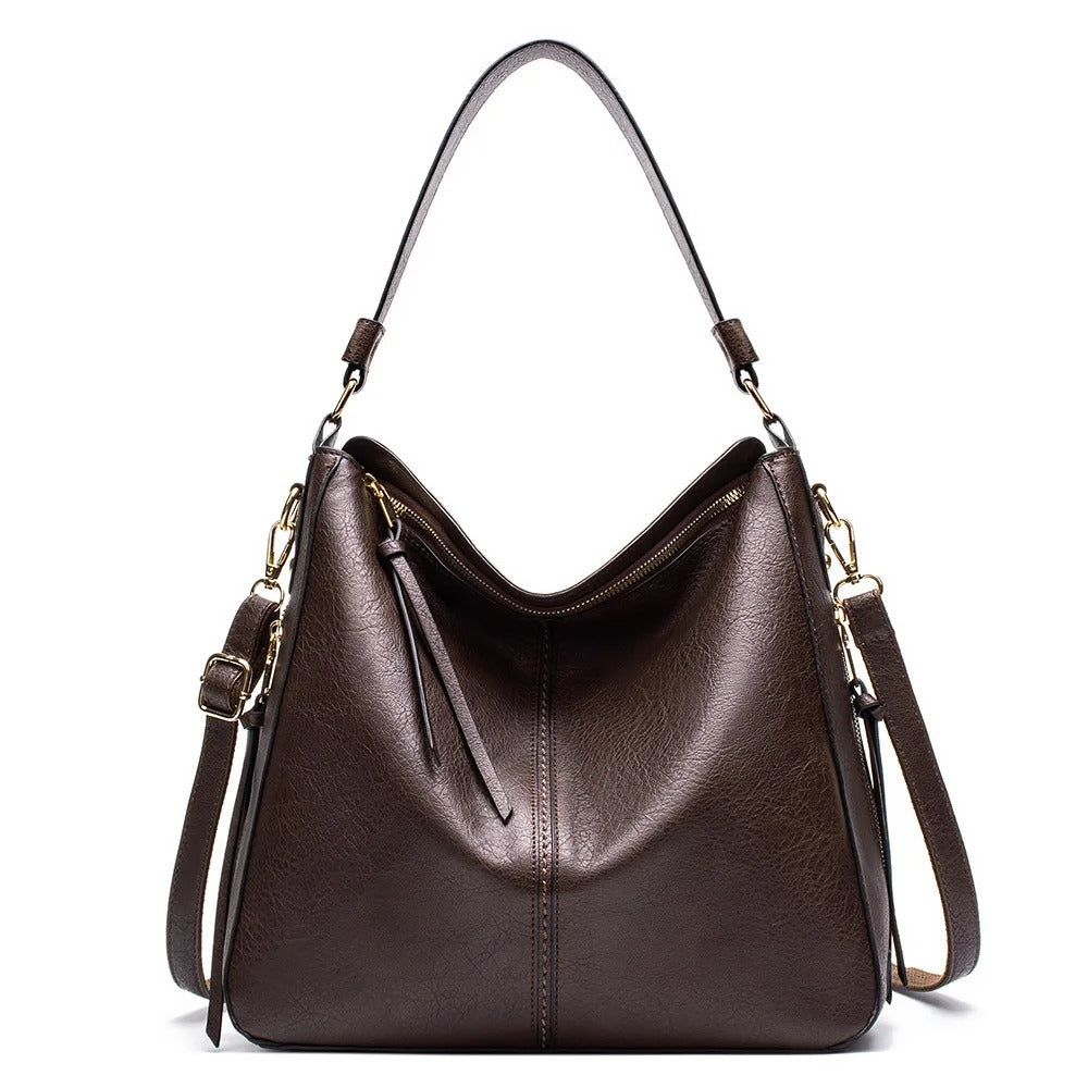 SANNE – DESIGN SHOULDER BAG IN SOFT LEATHER