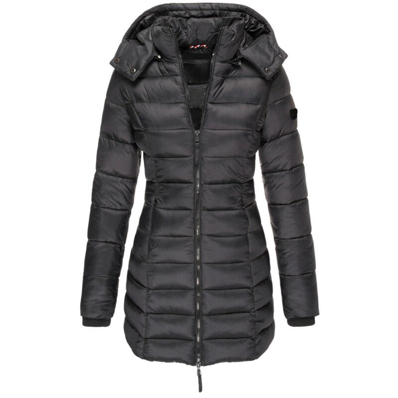 ELISE - LONG DOWN JACKET FOR FALL AND WINTER