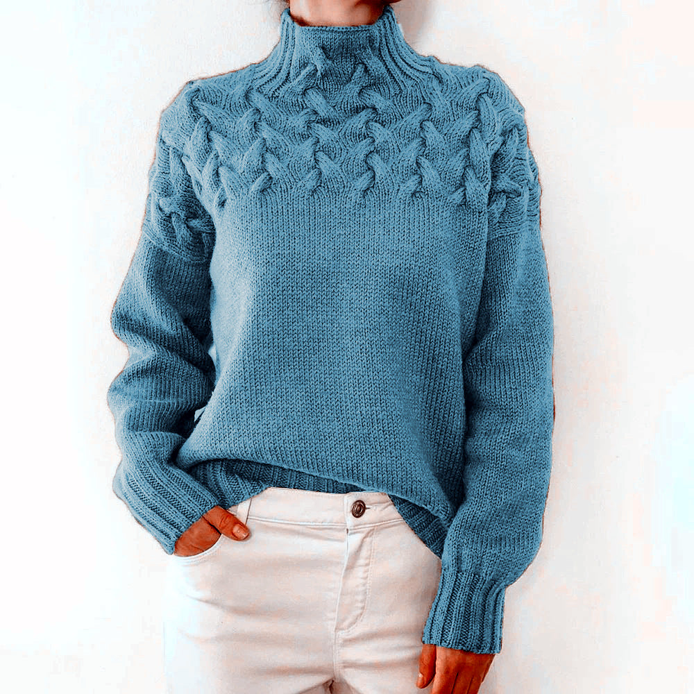 DENISE - ELEGANT TURTLENECK SWEATER