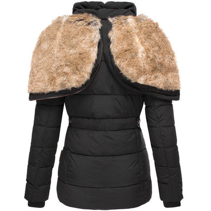 SUZANNE - WARM WINTER COAT WITH FUR LINING