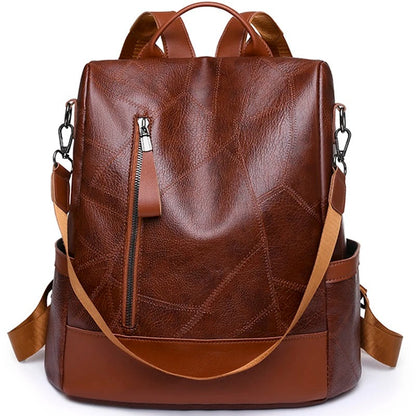 MARTINA – TRENDY AND FUNCTIONAL LEATHER BACKPACK FOR WOMEN