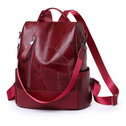 MARTINA – TRENDY AND FUNCTIONAL LEATHER BACKPACK FOR WOMEN