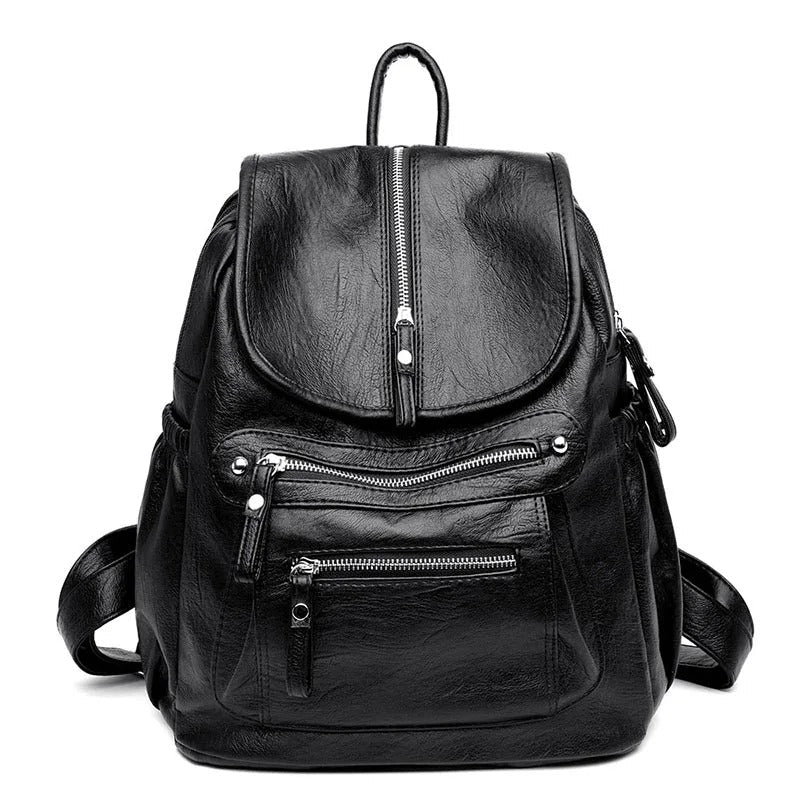 ALISIA – COMFORTABLE AND LIGHTWEIGHT LEATHER BACKPACK FOR WOMEN