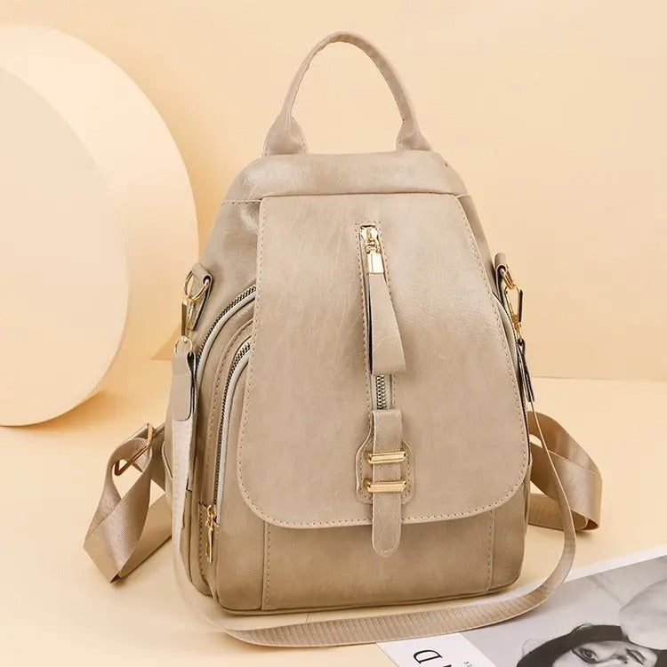 SALLY – VINTAGE LEATHER BACKPACK