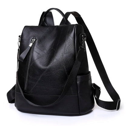 MARTINA – TRENDY AND FUNCTIONAL LEATHER BACKPACK FOR WOMEN