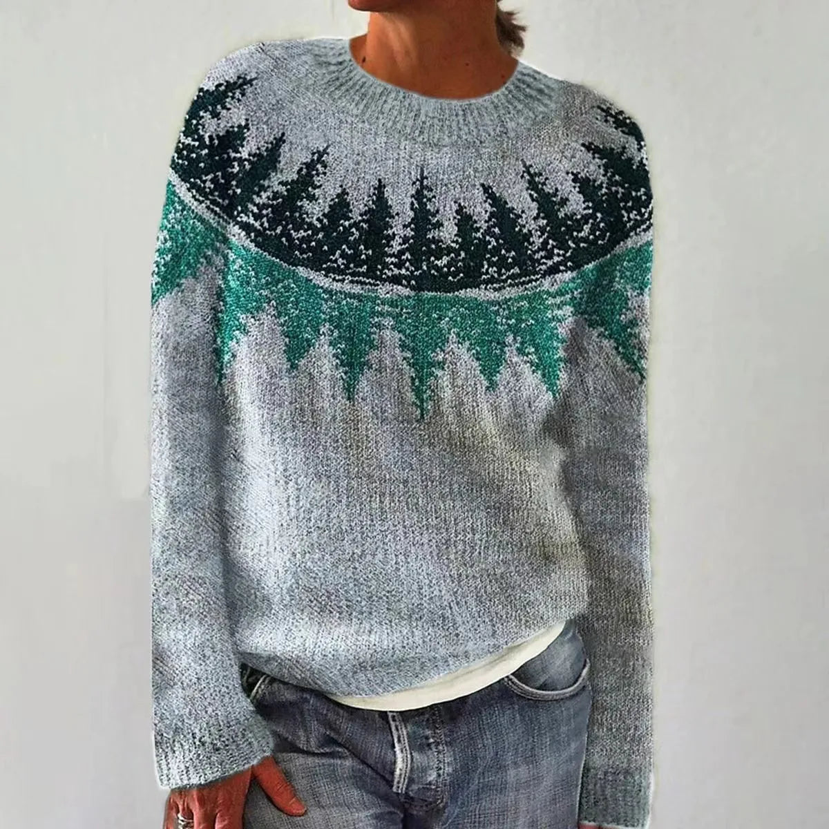 FINA - COZY RETRO KNIT SWEATER